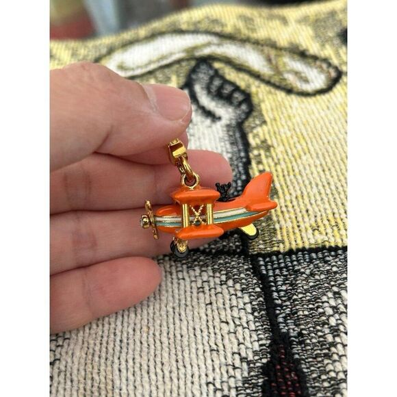 Juicy Couture Yorkie Airplane Traveler Charm - Picture 4 of 6